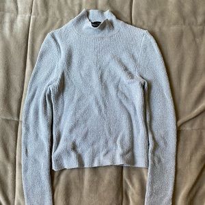 Blue sweater turtleneck